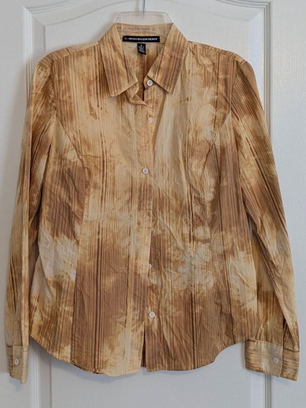 Vintage button down blouse - size 8